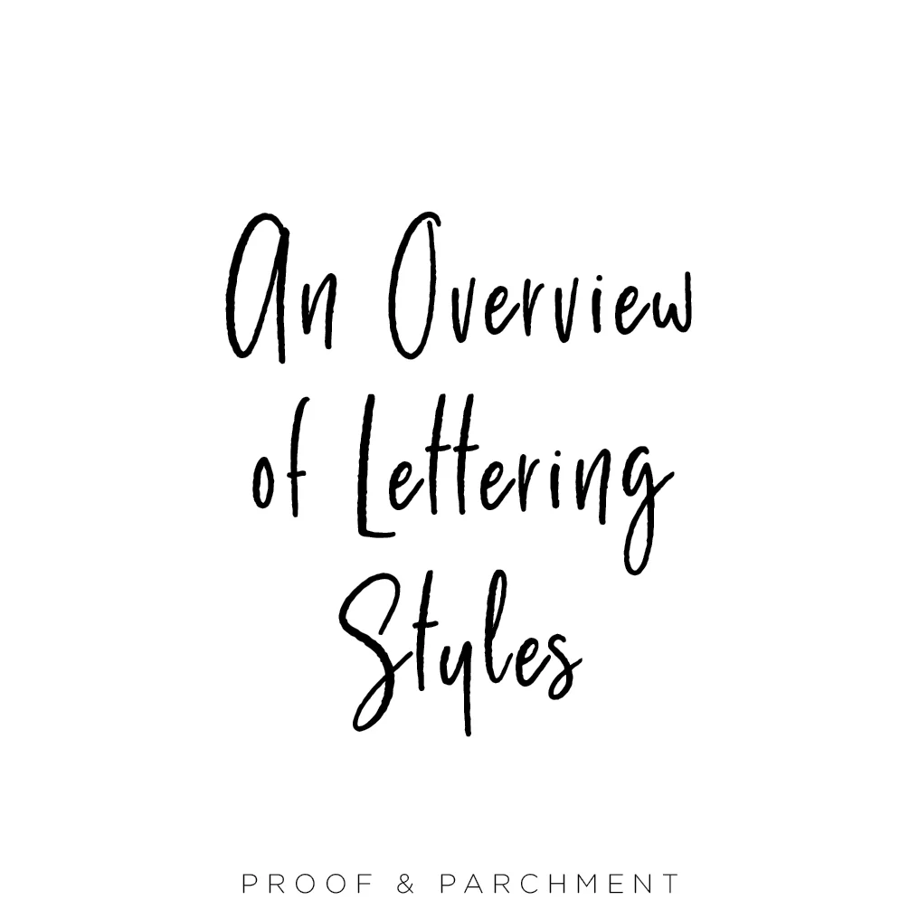 An Overview and Comparison of Lettering Styles: Handwritten Fonts, milano sky