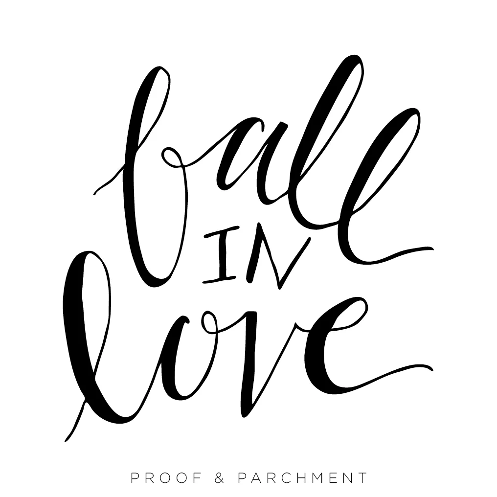 An Overview and Comparison of Lettering Styles: Mixed Style, fall in love