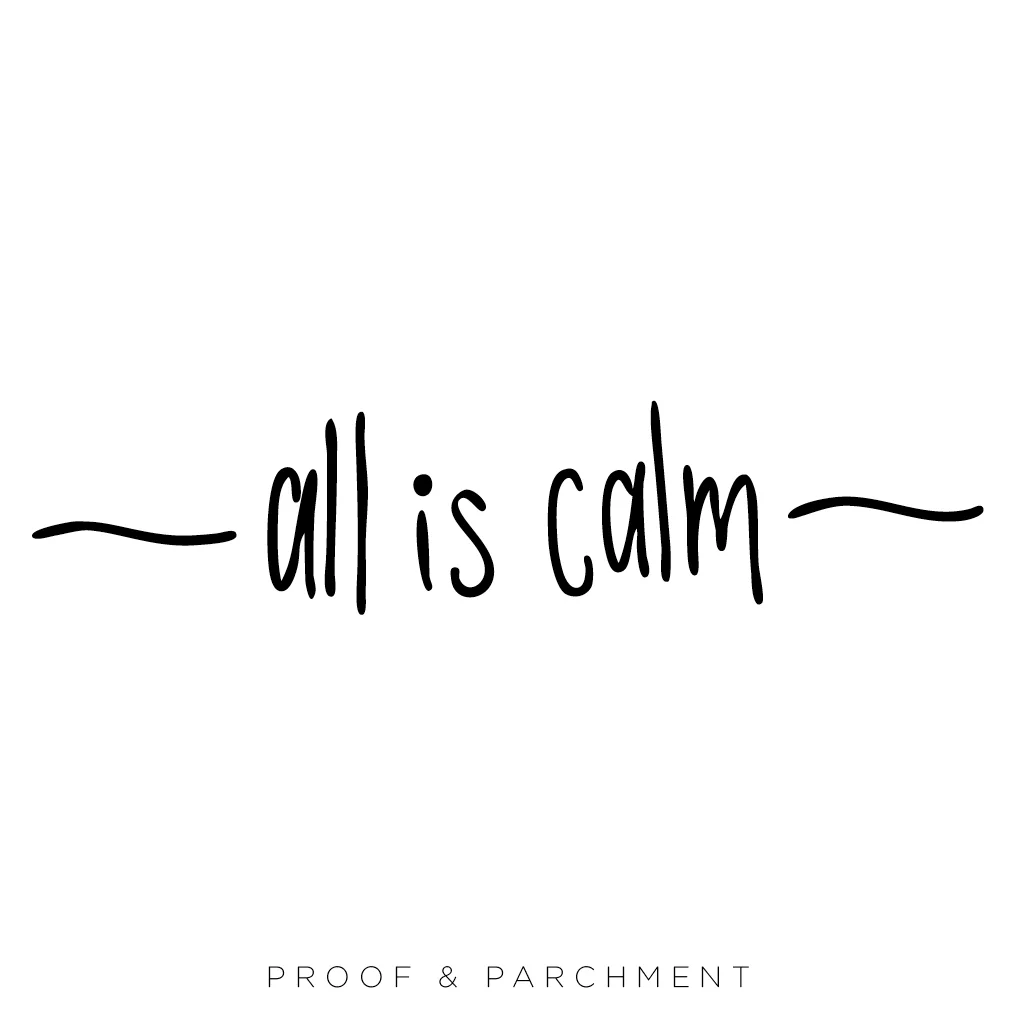 An Overview and Comparison of Lettering Styles: Hand Lettering, all is calm