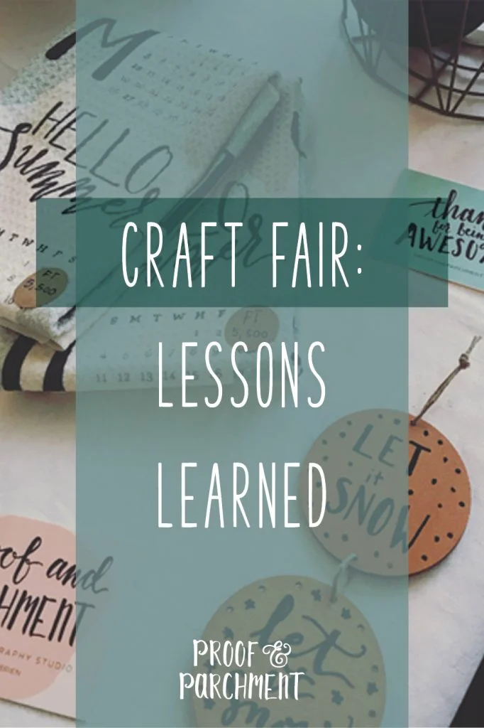 Check out my experiences at a craft fair selling my handmade goods. I share the prep work and the reality of selling in person as a primarily Etsy seller!