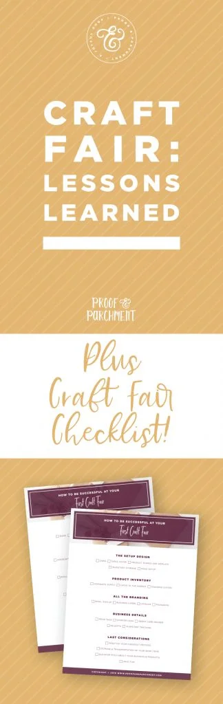 Check out my experiences at a craft fair selling my handmade goods. I share the prep work and the reality of selling in person as a primarily Etsy seller!